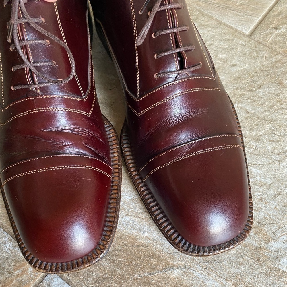 SANTONI Vintage Cap-toe Oxford - Picture 7 of 14